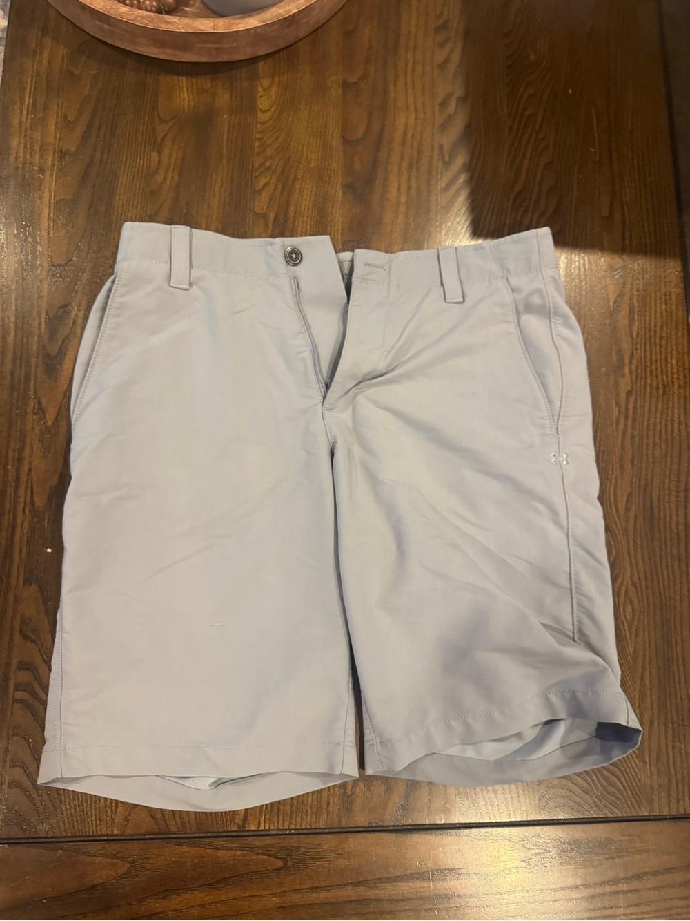 Men's Casual Performance Shorts in Light Gray